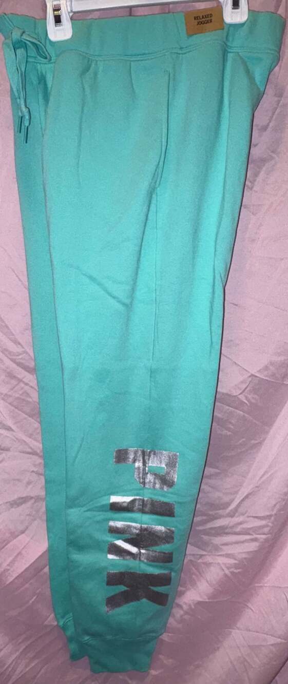 PINK Victoria's Secret Relaxed Jogger Size S Teal